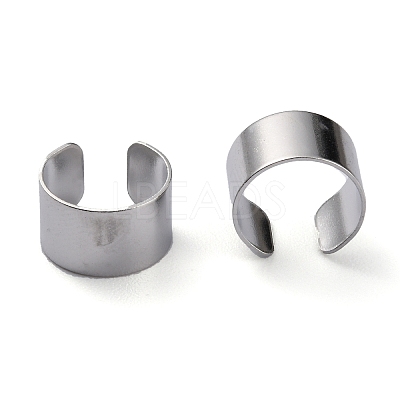 Unisex Brass Cuff Earrings X-EJEW-Z005-01P-1