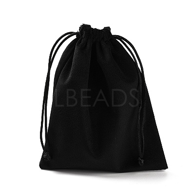 Velvet Jewelry Drawstring Storage Pouches ABAG-P013-02D-01-1