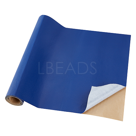 Gorgecraft 1 Sheet Rectangle PVC Leather Self-adhesive Fabric DIY-GF0004-20E-1