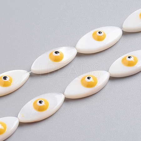 Natural Shell Beads Strands SSHEL-I024-04B-1