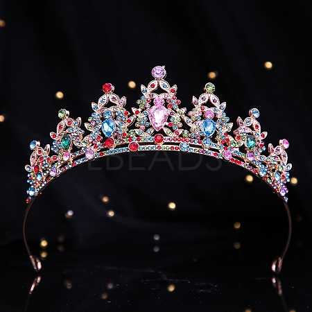 Children's Alloy Rhinestone Crown Hair Bands PW-WGC6E7E-02-1