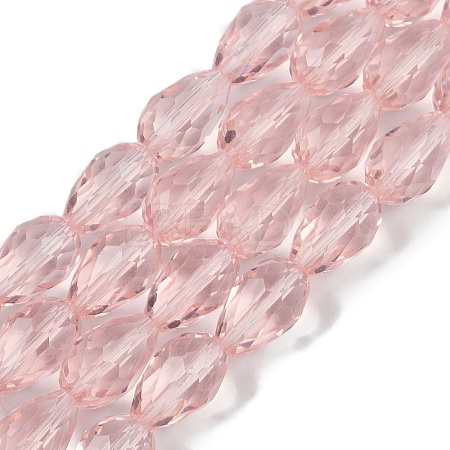 Transparent Glass Beads Strands EGLA-N013-T4mm-D18-1