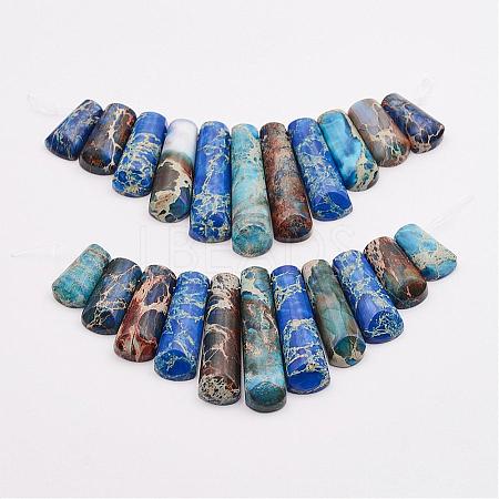 Natural Imperial Jasper Beads Strands G-P298-A04-1