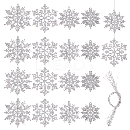Plastic Pendant Decorations HJEW-SC0001-73A-1