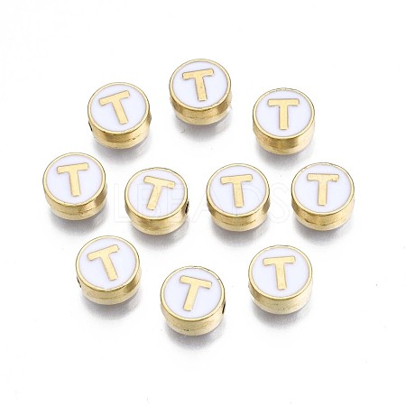 Alloy Enamel Beads ENAM-N052-006-01T-RS-1