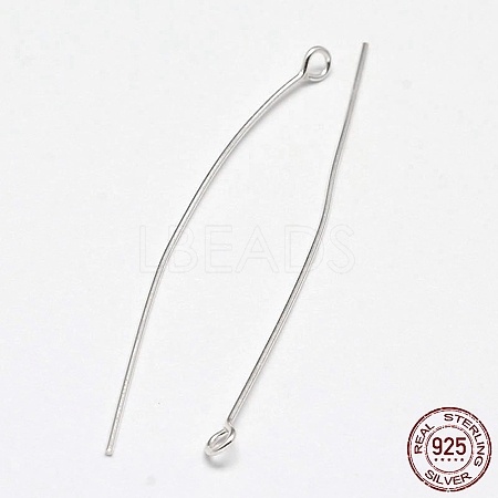 925 Sterling Silver Eye Pins STER-F018-02B-1