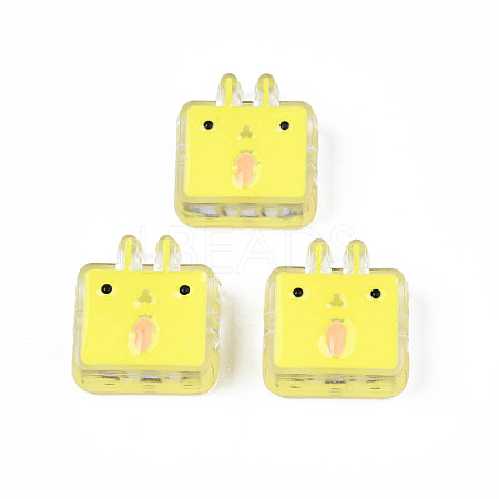 Transparent Acrylic Beads ACRC-S039-10C-1