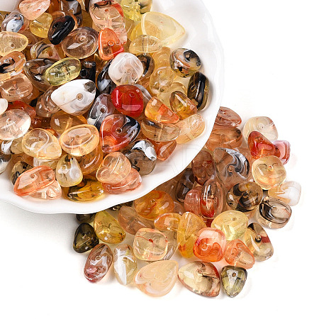 Transparent Acrylic Beads X1-TACR-T028-39F-1
