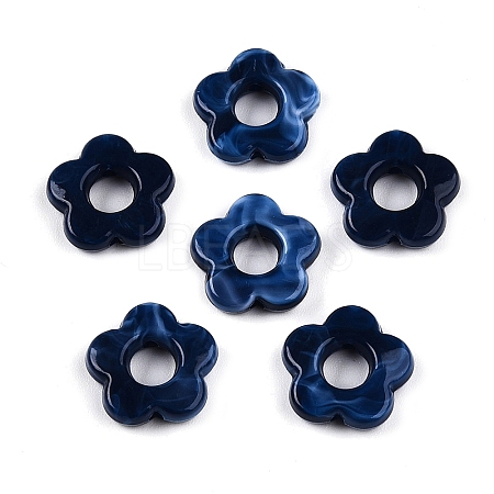 Gradient Color Transparent Acrylic Beads OACR-N137-49Q-1