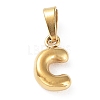 316L Surgical Stainless Steel Charms STAS-G315-01G-C-1