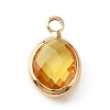 Faceted Glass Pendants X-KK-WH0046-59G-11-1