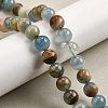 Natural Blue Calcite Beads Strands G-H312-C02-10mm-1