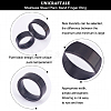 Unicraftale 6Pcs 6 Size Ion Plating(IP) 304 Stainless Steel Plain Band Finger Ring for Men Women RJEW-UN0001-25-3