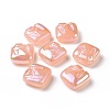 Rainbow Iridescent Plating Acrylic Beads LS-OACR-A010-06D-3