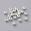Round 925 Sterling Silver Beads X-STER-F012-01J-1