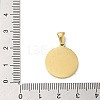 Ion Plating(IP) 304 Stainless Steel Pendants STAS-I204-Q-G-3