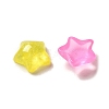 Transparent Resin Decoden Cabochons with Glitter Powder RESI-E053-08E-2