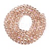 Electroplate Glass Beads Strands EGLA-A044-T4mm-B20-3