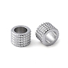 201 Stainless Steel European Beads STAS-Z124-06A-P-1