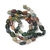 Natural Indian Agate Nuggets Beads Strands G-J335-02-4