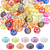 100Pcs Transparent Acrylic European Beads OACR-SC0001-75-1