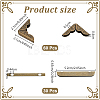 60Pcs Iron Corner Protector IFIN-OC0001-09-2