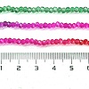 Transparent Painted Glass Beads Strands LS-DGLA-A034-T2mm-A24-3