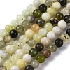 Natural New Jade Beads Strands X-G-F591-16-6MM-2