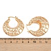 Brass Hoop Earrings EJEW-H168-07G-5
