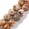 Natural Fire Crackle Agate Beads Strands G-G163-A01-01-2