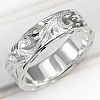 Sculptured Vine Pattern Brass Finger Rings for Women FS-WGD177A-03-1