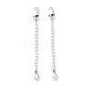 925 Sterling Silver Chain Extenders STER-D036-41AS-1