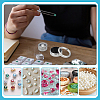 2Pcs 2 Styles Alloy Loose Diamnond Gemstone Display Boxes CON-PH0003-17P-5