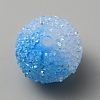 Frosted Acrylic Beads LS-MACR-WH0007-91F-2