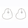 Stainless Steel Hoop Earrings EJEW-JE04453-03-1