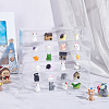 6 Grids Transparent Acrylic Minifigures Display Case with Detachable Dividers DIY-WH0430-530B-5