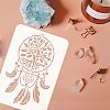 Plastic Reusable Drawing Painting Stencils Templates DIY-WH0202-346-3