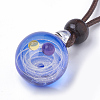 Handmade Gold Sand Lampwork Pendants LAMP-R137-C01-2