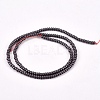 Matte Style Frosted Non-magnetic Synthetic Hematite Beads Strands X-G-M007-78-2