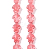 Transparent Glass Enamel Beads Strands GLAA-B021-06H-1