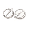 304 Stainless Steel Pendants STAS-K331-01D-P-2