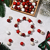 200Pcs 4 Colors Painted Natural Wood Beads WOOD-SP0001-65-5