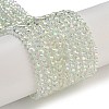 Electroplate Glass Beads Strands GLAA-Q105-04X-1