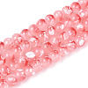 Baking Paint Glass Beads Strands DGLA-N015-4mm-03-1