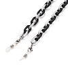Spray Painted CCB Plastic Linking Eyeglasses Chains AJEW-EH00240-01-2