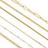 6M 6 Styles 304 Stainless Steel Chains CHS-PH0001-09-1