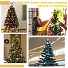 AHADERMAKER 4Pcs 4 Style Plastic Christmas Treetop Star Ornament AJEW-GA0006-07-7