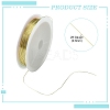 Copper Jewelry Wire CWIR-CW0.3mm-28-3