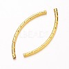 Curved Brass Tube Beads X-KK-D508-13G-1