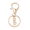 Alloy Keychain Clasps FIND-C084-10KCG-1